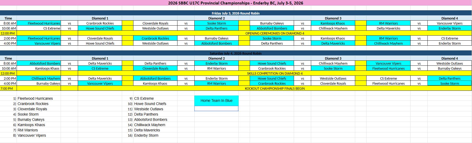 Round Robin Official